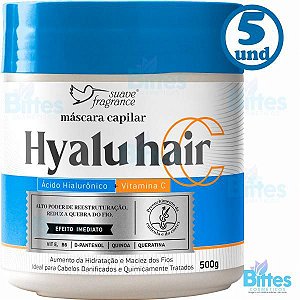 5 Máscara Hyalu Hair Suave Fragrance Reestruturação Capilar Atacado