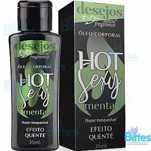 Óleo Hot Sexy Suave Fragrance Efeito Quente de Menta Sexy shop