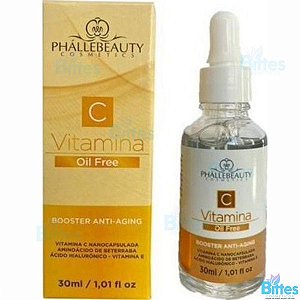 Vitamina C Phállebeauty Cosméticos Sérum Facial Hidratação Oil Free