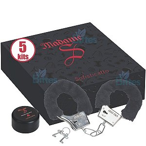 5 Kit Madame Sofisticatto Erótico e Dominante Sexy Shop Atacado