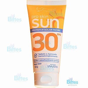 Protetor Solar Facial Suave Fragrance FPS 30 Toque Seco Pro Skin Sun