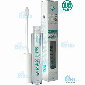 10 Gloss Max Lips Suave Fragrance Incolor Volume Labial Atacado