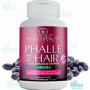 SUPLEMENTO PHÁLLE HAIR CABELO PELE E UNHAS PHÁLLEBEAUTY COSMETICS