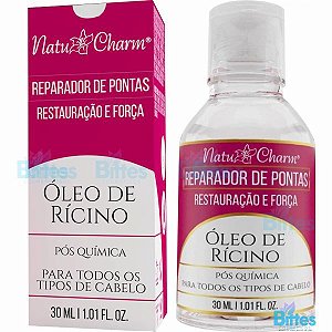 ÓLEO DE RÍCINO REPARADOR DE PONTAS  NATU CHARM PÓS QUÍMICA