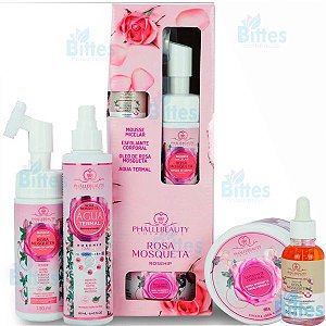 KIT ROSA MOSQUETA PHÁLLEBEAUTY COSMÉTICOS  CUIDADO COM A PELE