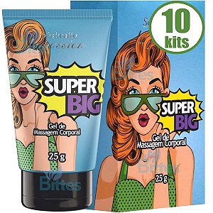10 GEL DE MASSAGEM SUPER BIG SOFISTICATTO COSMÉTICOS SEXSHOP ATACADO