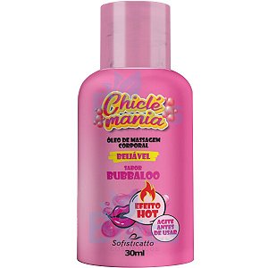 ÓLEO CORPORAL BUBBALOO SOFISTICATTO COSMÉTICOS SEXSHOP EFEITO HOT 30 ML