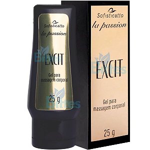 GEL PARA MASSAGEM EXCIT SOFISTICATTO COSMÉTICOS SEXSHOP LA PASSION