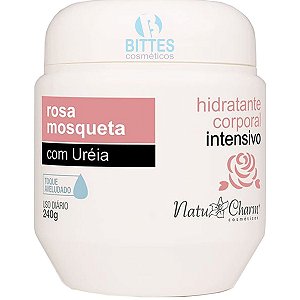 Creme Rosa Mosqueta Natu Charm Cosméticos com Uréia Toque Aveludado