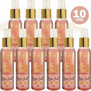 10 Spray Capilar Rosa Gold Hábito Cosméticos Perfume Capilar Atacado