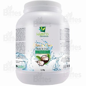 Creme Óleo de Coco Hábito Cosméticos Hidratação Profissional 2,3 kg