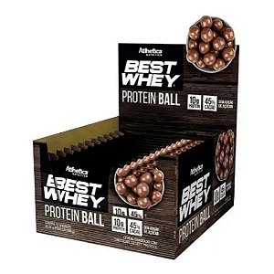 Best Whey Protein Ball Chocolate ao Leite 12 Unidades com 50g Cada
