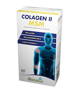 Colagen II MSM com 60 Cápsulas