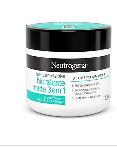 Creme Hidratante Facial Neutrogena Face Care Intensive Matte 3 em 1 100g