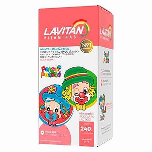 Lavitan Kids Sabor Laranja Solução Oral com 240mL