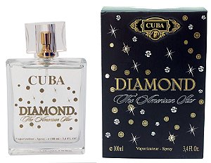 Perfume Masculino Cartonagem Diamond The American Star Cuba 100mL