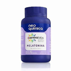 Neo Química Centrotabs Suplemento Alimentar Melatonina Contém 90 Comprimidos Orodispersíveis