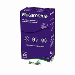 Melatonina Bionatus 60 Cápsulas