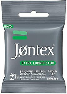 Preservativo Jontex Comfort Plus com 3 Unidades