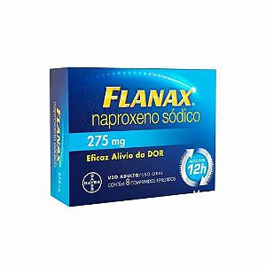 Flanax 275mg com 8 comprimidos