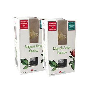Kit Leve Mais Por Menos - (Kit 2 Unidades) - Aromatizante Ona Flor Magnolia Verde Bamboo 50ml