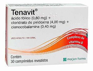 Suplemento Vitamínico Tenavit com 30 comprimidos