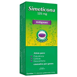 Simeticona 125mg 10 Cápsulas Cimed Genérico