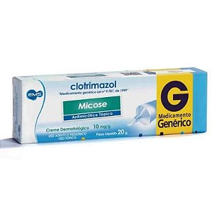 Clotrimazol Creme Dermatologico 20g EMS Genérico