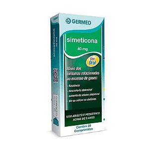 Simeticona 40mg 20 Comprimidos Germed Genérico