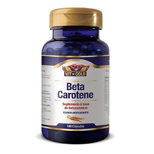 Beta Carotene 100 Cápsulas Vitgold