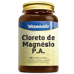 Cloreto de Magnésio P.A. 60 Comprimidos Vitaminlife