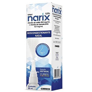 Narix Spray 9,0mg Solução Nasal 50ml