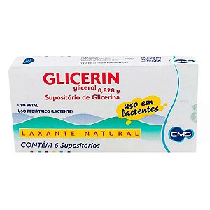 Glicerin Pedriátrico 6 Supositório