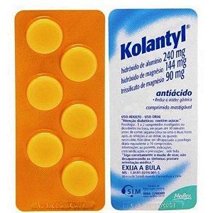 Kolantyl 6 Comprimidos Mastigáveis