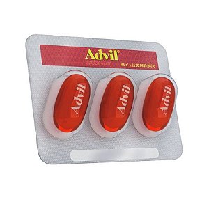 Advil 400mg 3 cápsulas