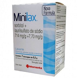 Minilax Solução Retal 7 Bisnagas de 6,5g