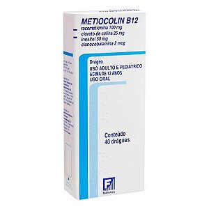 Metiocolin B12 40 Comprimidos