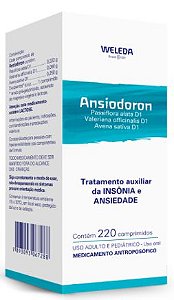 Ansiodoron Weleda 220 Comprimidos