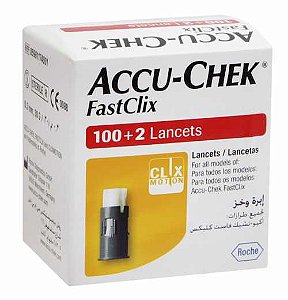 Accu-Chek FastClix c/102 Lancetas
