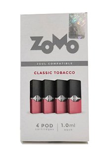 Refil Juul Zomo Classic Tobacco 1.0ml c/ 4 pods - 3,5% e 5%