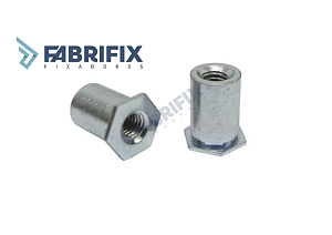 PORCA ESPAÇADORA SEXTAVADA ABERTA M5 X 6 mm