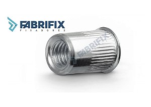 REBITE ROSCADO CILÍNDRICO RECARTILHADO CABEÇA FINA 1/4" UNC