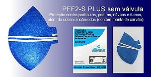 Respirador descartável PFF2 Azul sem válvula Alliance CA 39235