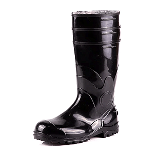 Bota Profissional PVC Cano Longo Com Forro Sem Bico CA 37455 Bracol