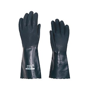 Luva reuso PVC Verde forro/algodão 46cm Volk CA 37127 - 9-G