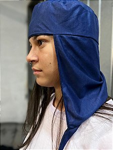 Touca PV Azul Royal sem aba Árabe KELU