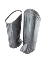 Perneira de Proteção Bidin/Couro com 3 Talas SOLDADA Ca 39625 - Udiseg