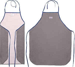 Avental Calor algodão Radiant Heat RioValley CA 29046 - CINZA - 90x70cm