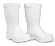 Bota BRANCA Sticky Shoes em Eva Modelo FULL Feb Térmica, Antiderrapante e Com Palmilha Antimicrobiana CA 50111