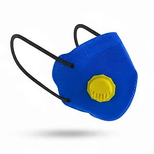 Respirador PFF2 com Válvula Azul Super Safety CA 44595